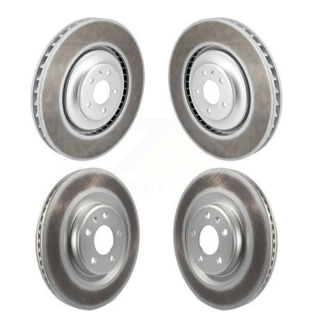 Front Rear Coat Brake Rotors Kit For 16-18 Audi A7 Quattro With 400mm Diameter Rotor KG-101787
