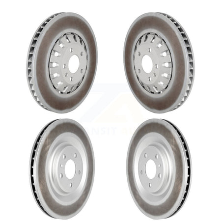 Front Rear Coated Disc Brake Rotors Kit For Audi Q8 e-tron Quattro Sportback A8 KG-101808
