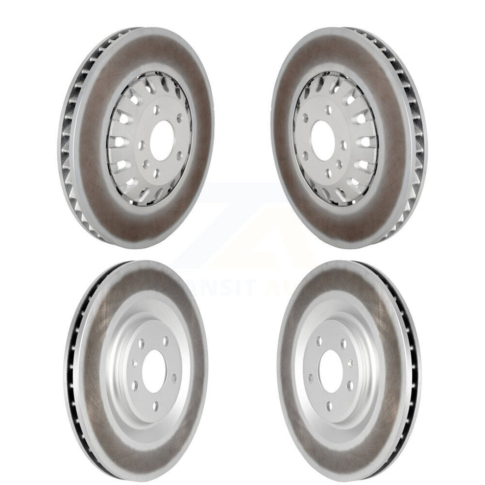 Front Rear Coated Disc Brake Rotors Kit For Audi Q8 e-tron Quattro Sportback A8 KG-101808