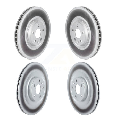 Front Rear Coated Disc Brake Rotors Kit For Volvo XC40 Recharge C40 KG-101815
