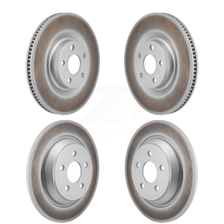 Front Rear Coated Disc Brake Rotors Kit For 2022-2023 Ford Maverick KG-101838