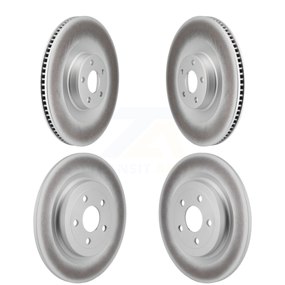 Front Rear Coated Disc Brake Rotors Kit For Ford Mustang Mach-E KG-101839