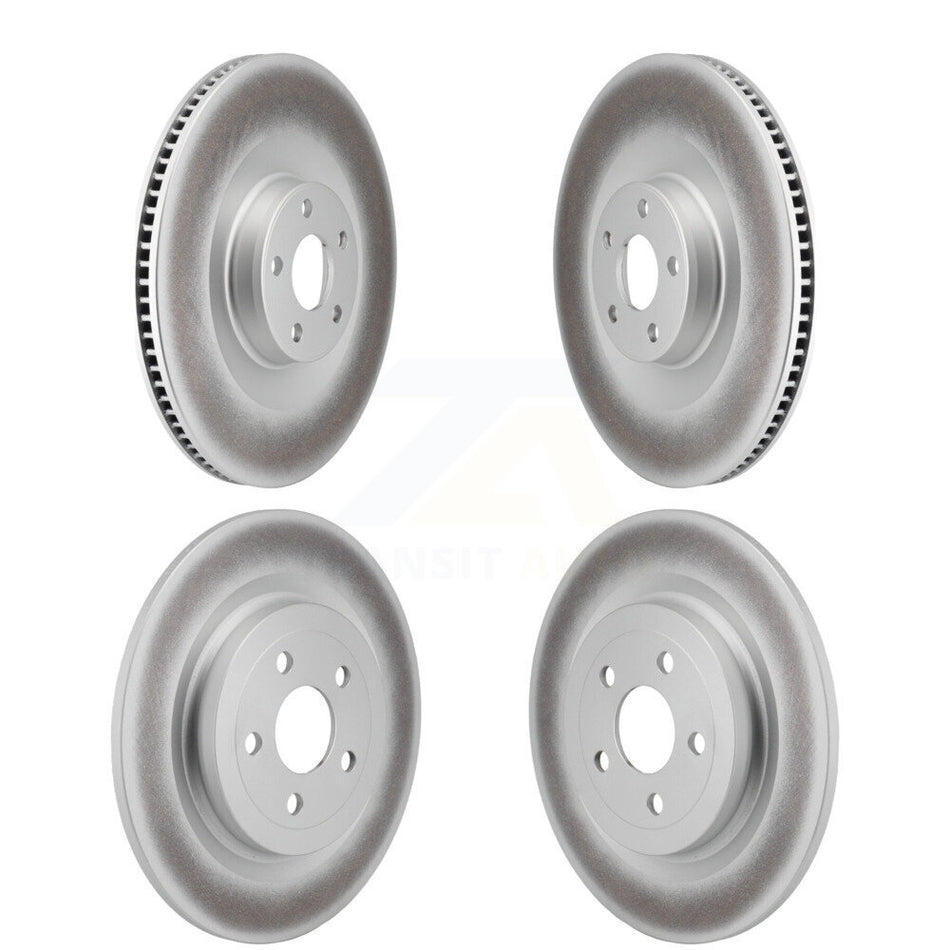 Front Rear Coated Disc Brake Rotors Kit For Ford Mustang Mach-E KG-101839