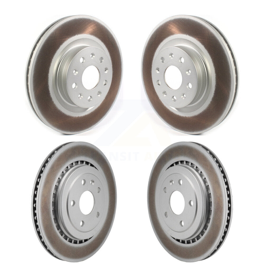 Front Rear Coated Disc Brake Rotors Kit For Chevrolet Camaro KG-101841
