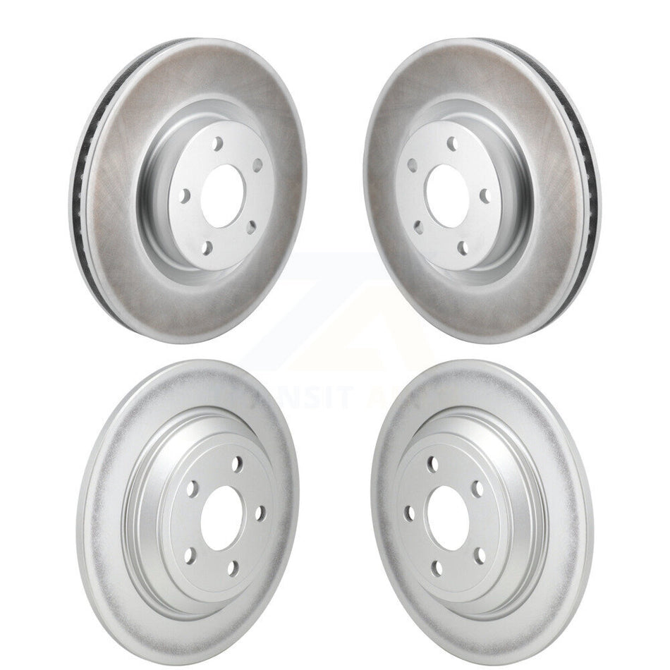 Front Rear Coated Disc Brake Rotors Kit For Ford Escape Bronco Sport Lincoln Corsair KG-101842