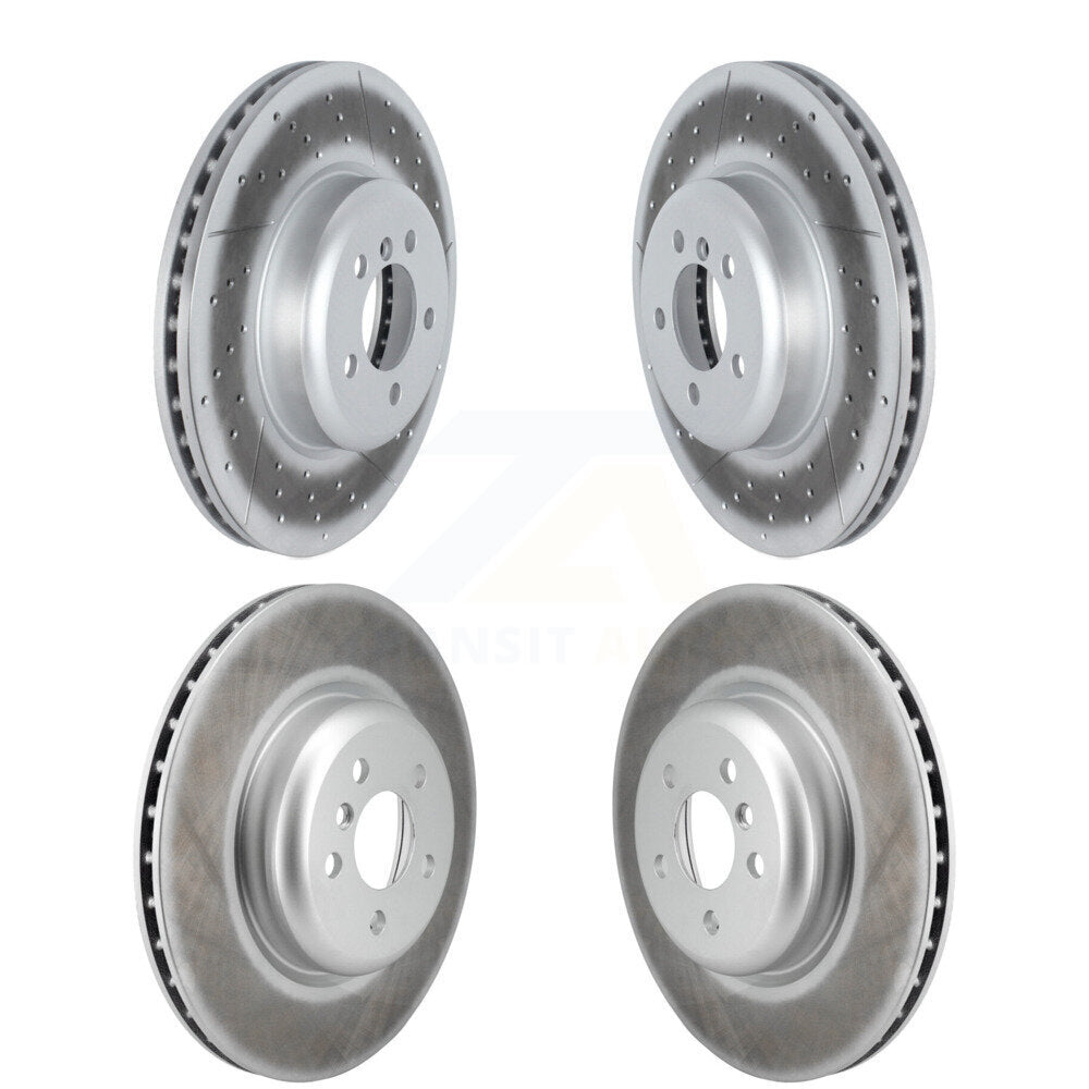 Front Rear Coated Disc Brake Rotors Kit For BMW 330i KG-101844