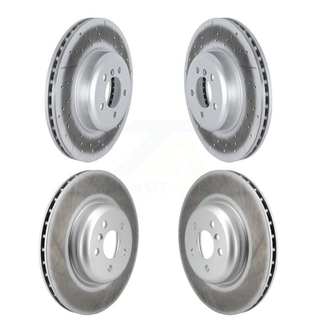 Front Rear Coated Disc Brake Rotors Kit For BMW 330i KG-101844