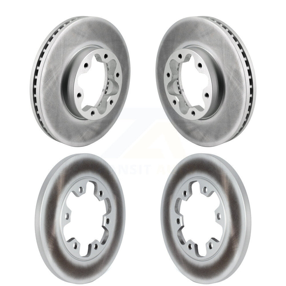 Front Rear Coated Disc Brake Rotors Kit For Ford Transit-250 Transit-350 Transit-150 HD KG-101847