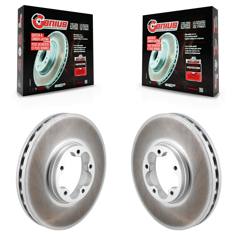 Front Coat Disc Brake Rotor Pair For Ford Transit-250 Transit-150 Transit-350 E-Transit HD KG-101854