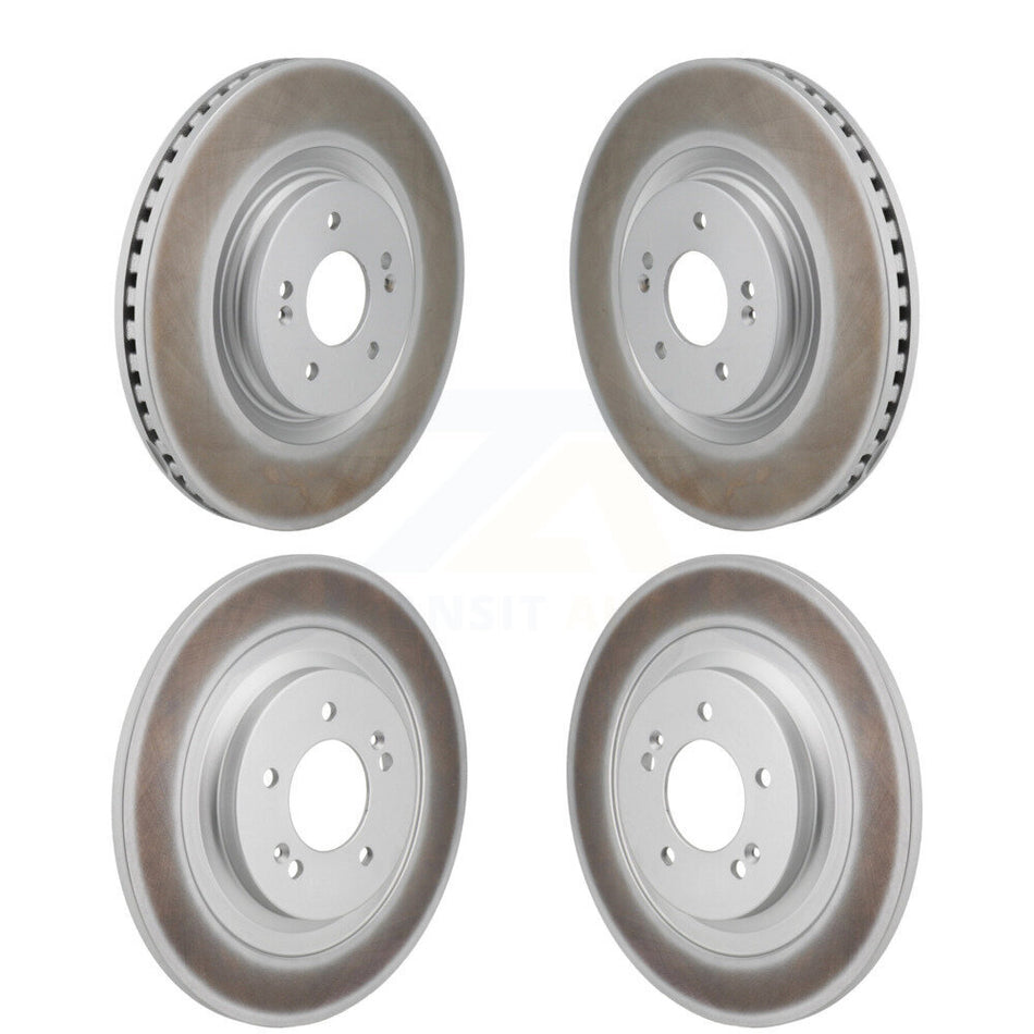 Front Rear Coated Disc Brake Rotors Kit For Hyundai Sonata Kia K5 KG-101876