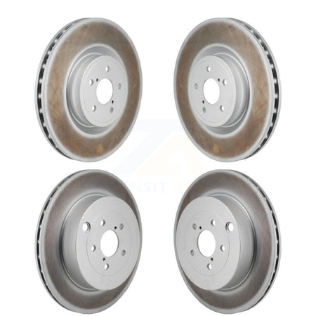 Front Rear Coated Disc Brake Rotors Kit For Subaru BRZ Toyota 86 With Brembo Brakes KG-101878