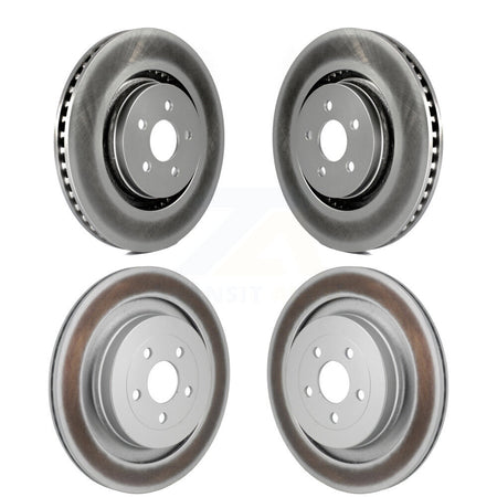 Front Rear Coated Disc Brake Rotors Kit For Ford Edge Lincoln Nautilus KG-101880