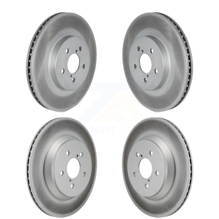 Front Rear Coat Brake Rotor Kit For 2021-2023 Subaru Crosstrek With Electric Parking KG-101882