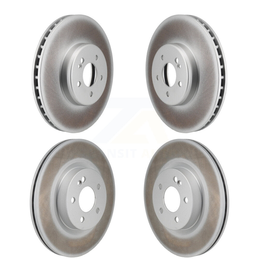 Front Rear Coated Disc Brake Rotors Kit For Mercedes-Benz GLC300 KG-101891