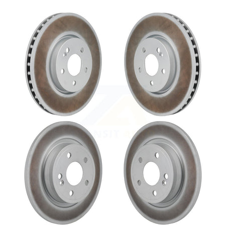 Front Rear Coated Disc Brake Rotors Kit For Mercedes-Benz A220 CLA250 With Standard Brakes KG-101894