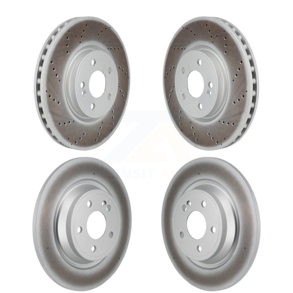 Front Rear Coated Disc Brake Rotors Kit For Mercedes-Benz GLB250 GLA250 EQB 350 300 KG-101895
