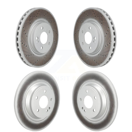 Front Rear Coated Disc Brake Rotors Kit For Mercedes-Benz GLB250 GLA250 EQB 350 300 KG-101897