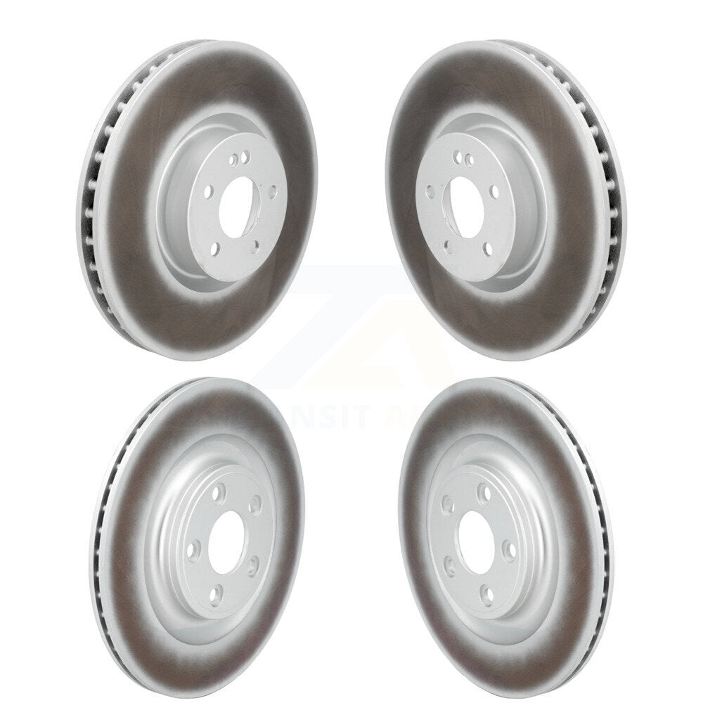 Front Rear Coated Disc Brake Rotors Kit For Mercedes-Benz E450 E400 E53 AMG CLS450 E43 KG-101903