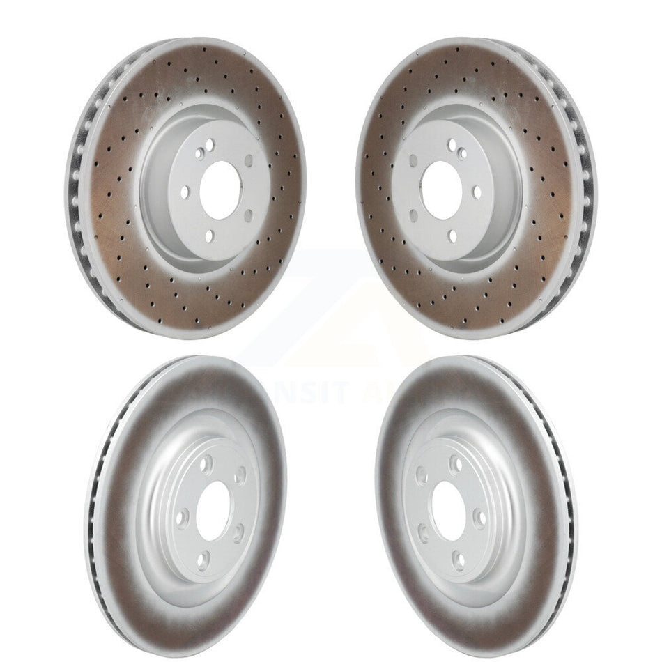 Front Rear Coated Disc Brake Rotors Kit For Mercedes-Benz E450 E400 E53 AMG CLS450 E43 KG-101904