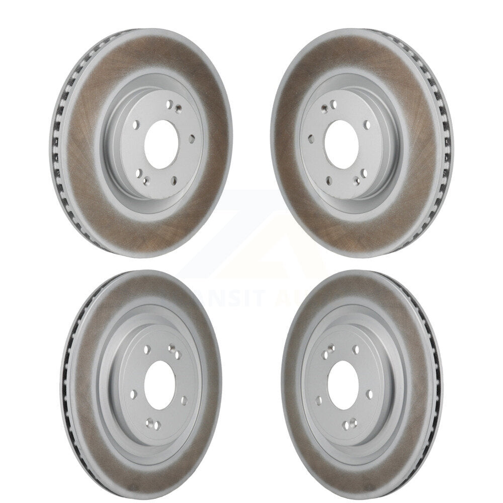 Front Rear Coated Disc Brake Rotors Kit For Hyundai Santa Fe Kia Sorento KG-101913