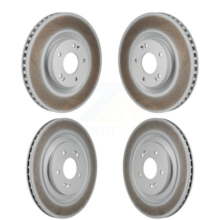 Front Rear Coated Disc Brake Rotors Kit For Hyundai Santa Fe Kia Sorento KG-101913