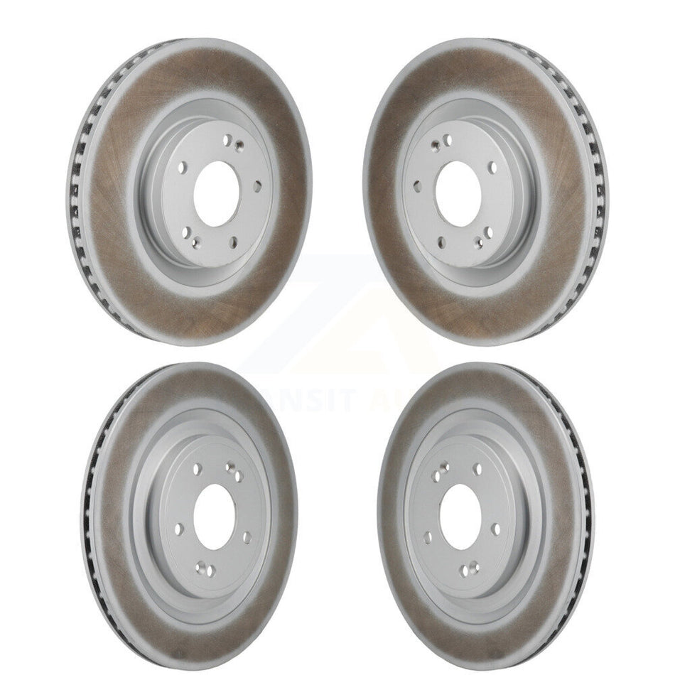 Front Rear Coated Disc Brake Rotors Kit For Hyundai Santa Fe Kia Sorento KG-101913