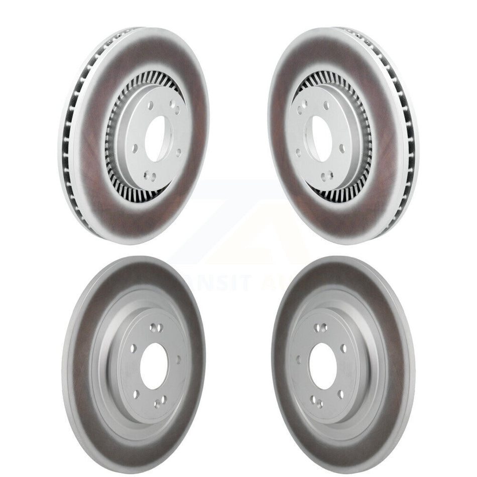 Front Rear Coated Disc Brake Rotors Kit For 2022-2025 Kia Carnival KG-101915