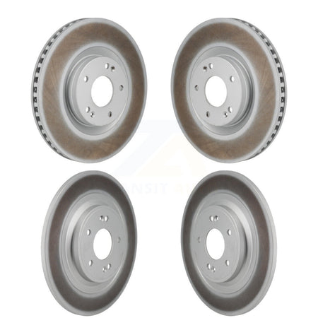 Front Rear Coated Disc Brake Rotors Kit For Hyundai Santa Cruz Fe Kia Sorento KG-101916