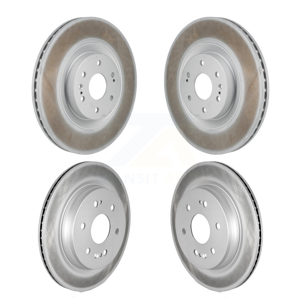Front Rear Coat Brake Rotors Kit For GMC Sierra 1500 Chevrolet Silverado Tahoe Limited LTD KG-101918