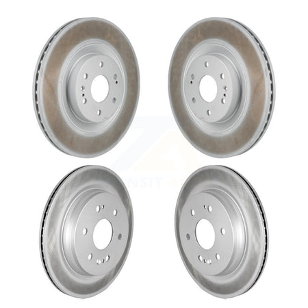 Front Rear Coat Brake Rotors Kit For GMC Sierra 1500 Chevrolet Silverado Tahoe Limited LTD KG-101918