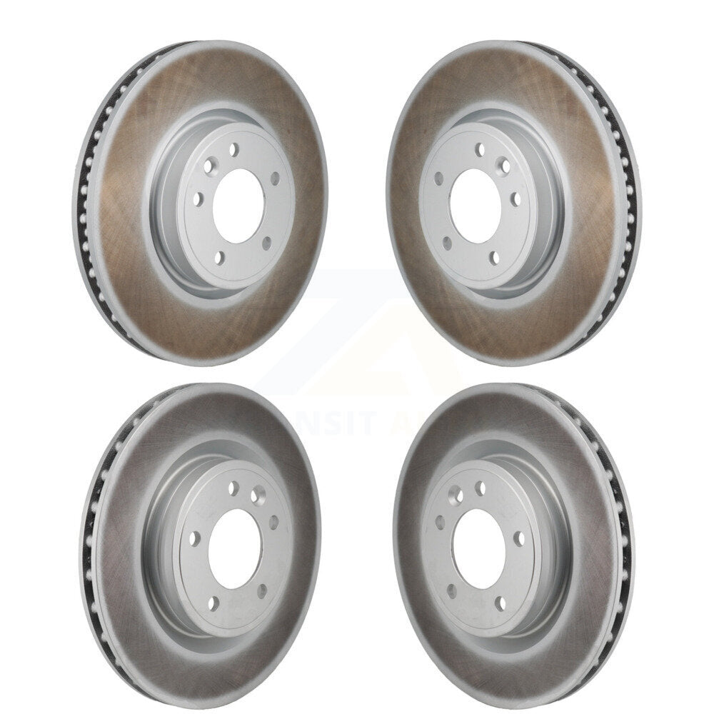 Front Rear Coated Disc Brake Rotors Kit For Land Rover Range Sport Discovery DIESEL engine KG-101927