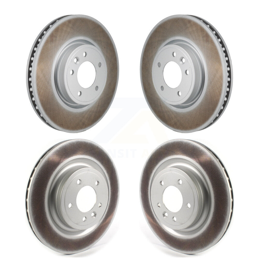 Front Rear Coated Disc Brake Rotors Kit For Land Rover Range Sport KG-101928