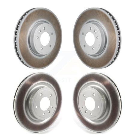 Front Rear Coated Disc Brake Rotors Kit For Land Rover Range Sport KG-101928