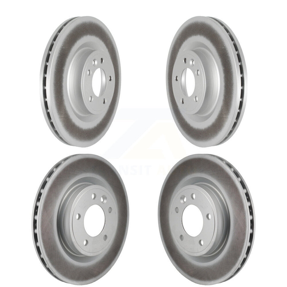 Front Rear Coat Brake Rotors Kit For 2020 Land Rover Range With 363mm Diameter Rotor KG-101930