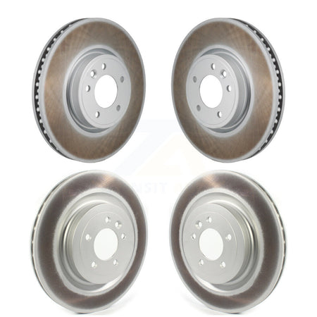 Front Rear Coat Brake Rotor Kit For Land Rover Range Sport With 350mm Diameter KG-101931