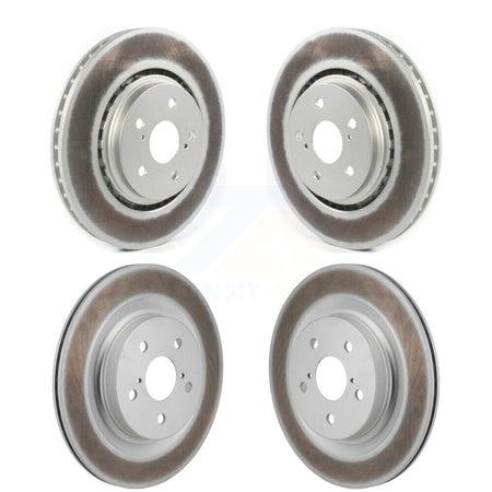 Front Rear Coated Disc Brake Rotors Kit For Lexus NX350h NX350 NX250 Toyota Crown KG-101944
