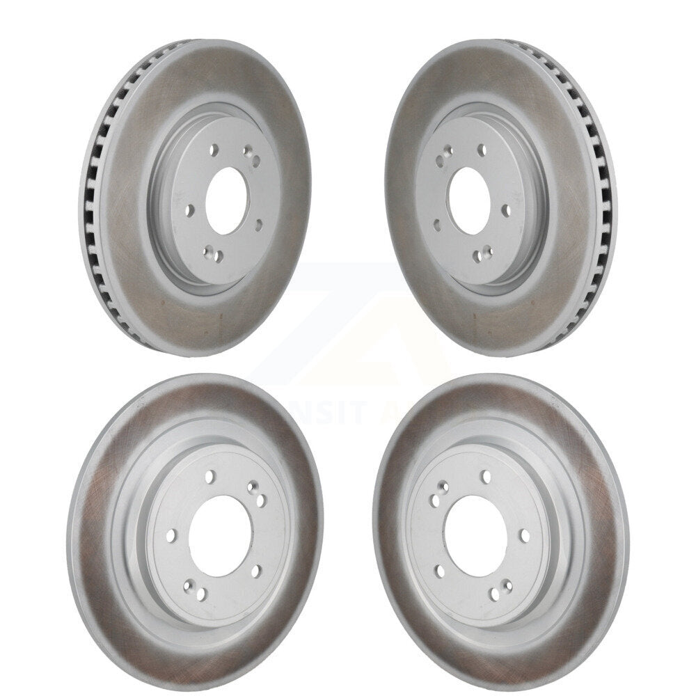 Front Rear Coated Disc Brake Rotors Kit For Hyundai Tucson Kia Sportage KG-101947