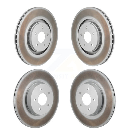 Front Rear Coated Brake Rotor Kit For Mitsubishi Outlander Nissan Pathfinder INFINITI QX60 KG-101948