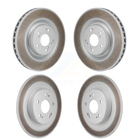 Front Rear Coated Disc Brake Rotors Kit For 2021-2023 Acura TLX 3.0L KG-101949