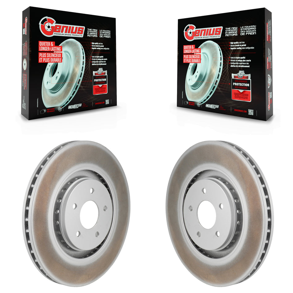 Front Coat Brake Rotor Pair For Mitsubishi Outlander Nissan Pathfinder INFINITI QX60 ARIYA KG-101957