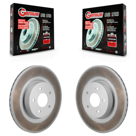 Rear Coat Brake Rotors Pair For Mitsubishi Outlander Nissan Pathfinder INFINITI QX60 ARIYA KG-102031