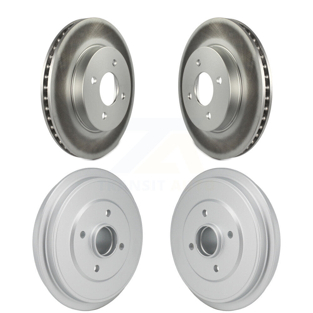Front Rear Disc Brake Rotors Drums Kit For Nissan Micra Versa Note KG-102035