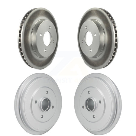 Front Rear Disc Brake Rotors Drums Kit For Nissan Micra Versa Note KG-102035