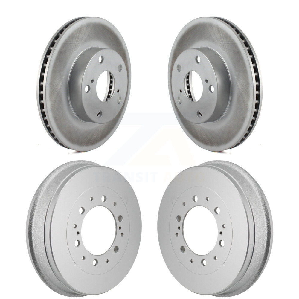 Front Rear Disc Brake Rotors Drums Kit For 2015 Toyota Tacoma 4WD With 5 Lug Wheels KG-102037