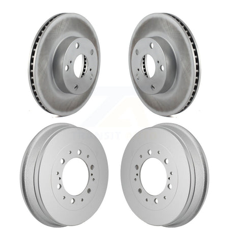 Front Rear Disc Brake Rotors Drums Kit For 2015 Toyota Tacoma 4WD With 5 Lug Wheels KG-102037