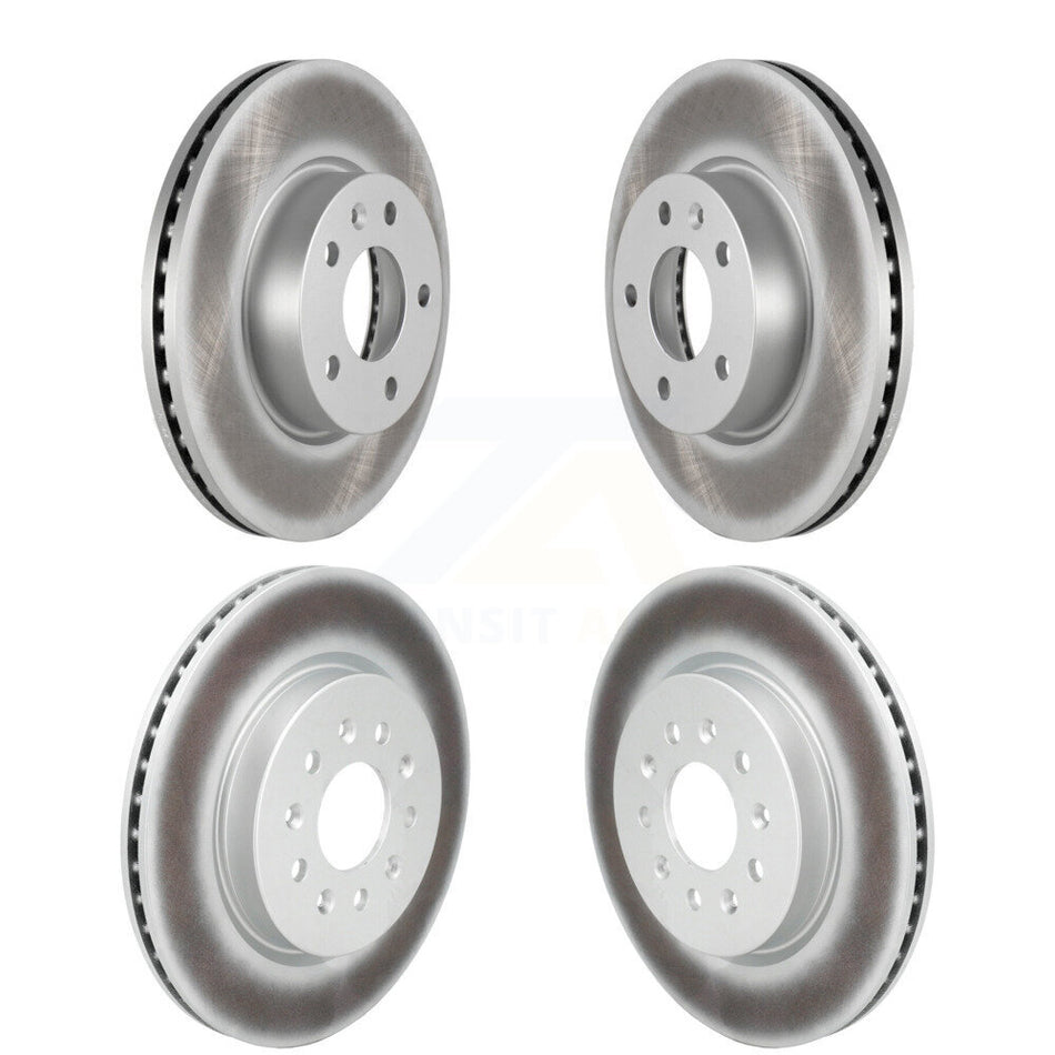 Front Rear Coat Brake Rotor Kit For 2020-2023 Cadillac CT4 With 300mm Diameter KG-102061
