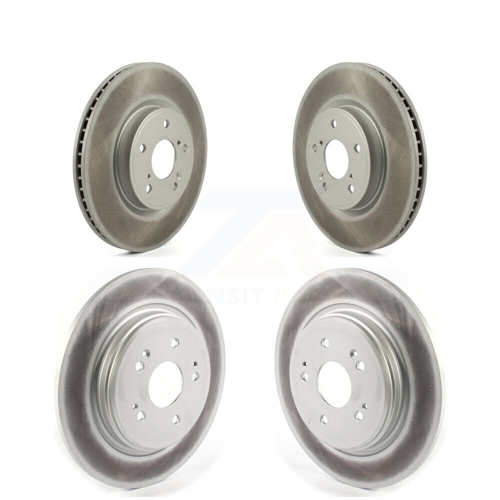 Front Rear Coated Disc Brake Rotors Kit For 2023-2024 Honda HR-V KG-102068
