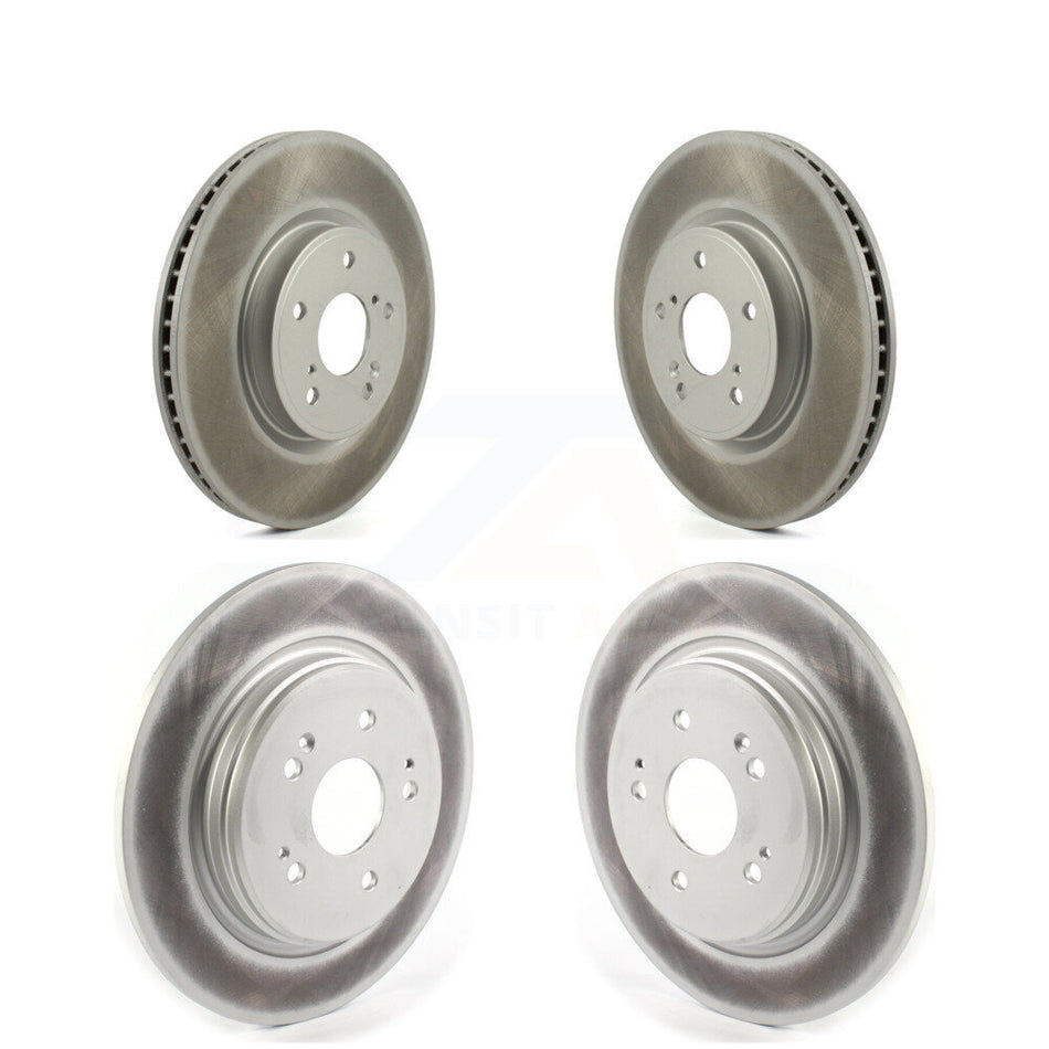 Front Rear Coated Disc Brake Rotors Kit For 2023-2024 Honda HR-V KG-102068