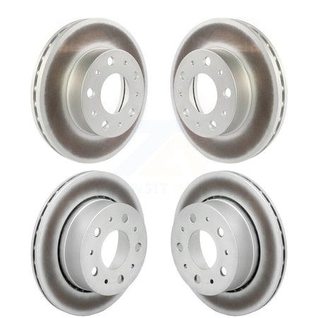 Front Rear Coated Disc Brake Rotors Kit For 2022-2024 Ram ProMaster 3500 2500 1500 KG-102070