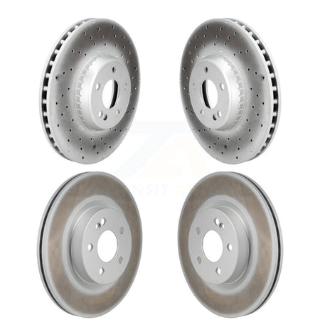 Front Rear Coated Disc Brake Rotors Kit For Mercedes-Benz GLC300 KG-102076